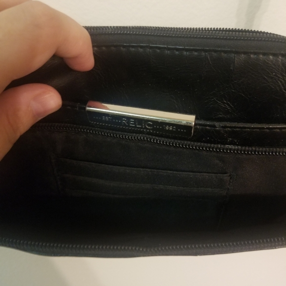 Relic Faux Leather Black Convertible Clutch-Crossbody - Picture 5 of 9